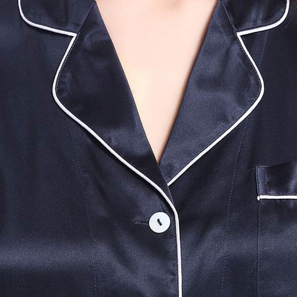 Lilysilk Chic Trimmed women Silk Pajamas Set - Picture 6 of 9